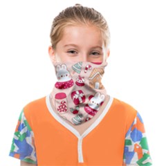 Cute Christmas Cartoon Face Covering Bandana (kids)