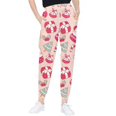 Cute Christmas Cartoon Women s Tapered Pants