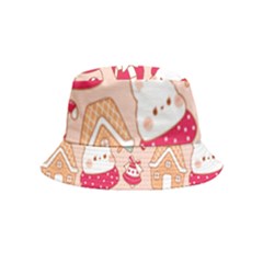 Cute Christmas Cartoon Inside Out Bucket Hat (kids)