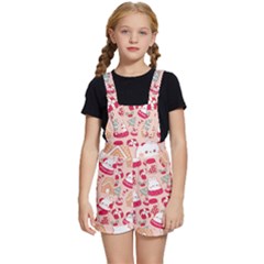 Cute Christmas Cartoon Kids  Short Overalls