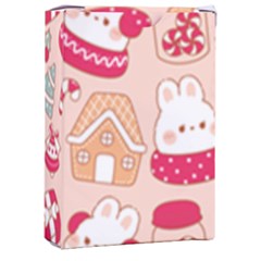 Cute Christmas Cartoon Playing Cards Single Design (rectangle) With Custom Box