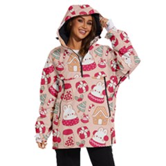 Cute Christmas Cartoon Women s Ski And Snowboard Waterproof Breathable Jacket