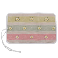 Stripes Floral Designs Pen Storage Case (m) by designsbymallika