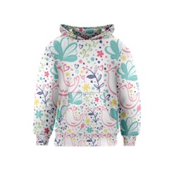 Cute Bird Pattern Kids  Pullover Hoodie