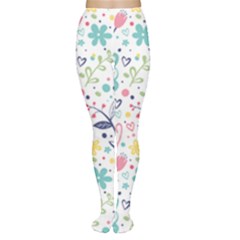 Cute Bird Pattern Tights