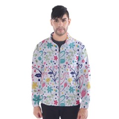 Cute Bird Pattern Men s Windbreaker