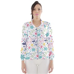 Cute Bird Pattern Women s Windbreaker