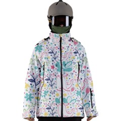 Cute Bird Pattern Men s Zip Ski And Snowboard Waterproof Breathable Jacket