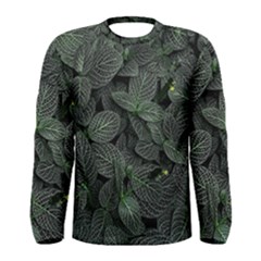 Leaves Plant Foliage Green Men s Long Sleeve T-shirt