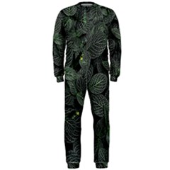 Leaves Plant Foliage Green Onepiece Jumpsuit (men)