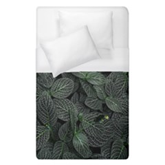 Leaves Plant Foliage Green Duvet Cover (single Size) by Cemarart