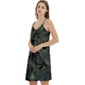 Leaves Plant Foliage Green Mini Camis Dress With Pockets View2