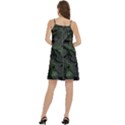 Leaves Plant Foliage Green Mini Camis Dress With Pockets View4