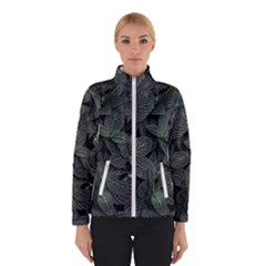 Leaves Plant Foliage Green Women s Bomber Jacket