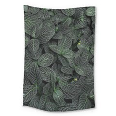 Leaves Plant Foliage Green Large Tapestry