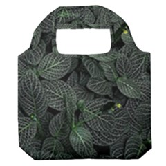 Leaves Plant Foliage Green Premium Foldable Grocery Recycle Bag by Cemarart