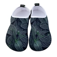 Leaves Plant Foliage Green Men s Sock-style Water Shoes by Cemarart