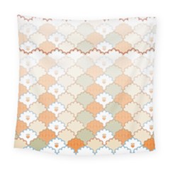 Shells Pattern Square Tapestry (large)