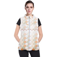 Shells Pattern Women s Puffer Vest