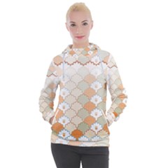 Shells Pattern Women s Hooded Pullover