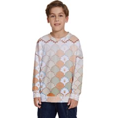 Shells Pattern Kids  Crewneck Sweatshirt