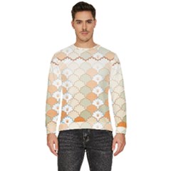 Shells Pattern Men s Fleece Sweatshirt