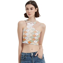 Shells Pattern Cut Out Top by designsbymallika