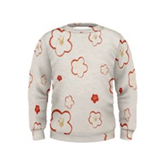 Floral Pattern Kids  Sweatshirt