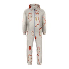 Floral Pattern Hooded Jumpsuit (kids)