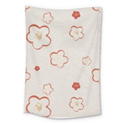 Floral Pattern Large Tapestry