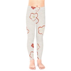 Floral Pattern Kids  Classic Winter Leggings