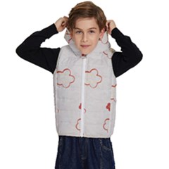 Floral Pattern Kids  Stylish Hooded Puffer Vest