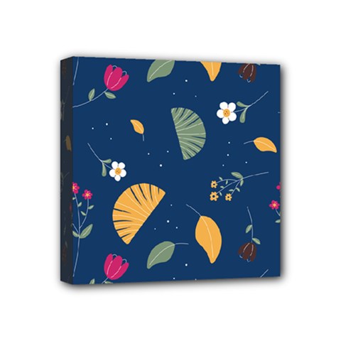 Cute Korean Pattern Mini Canvas 4  X 4  (stretched) by designsbymallika