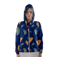 Cute Korean Pattern Women s Hooded Windbreaker