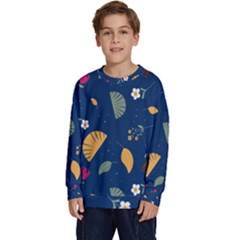 Cute Korean Pattern Kids  Crewneck Sweatshirt