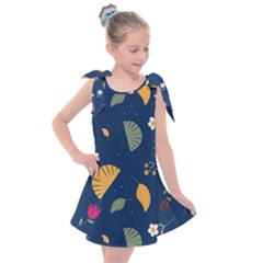 Cute Korean Pattern Kids  Tie Up Tunic Dress by designsbymallika