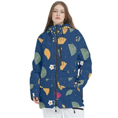 Cute Korean Pattern Women s Multi Pockets Zip Ski And Snowboard Waterproof Breathable Jacket