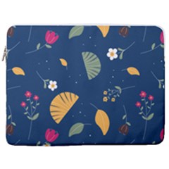 Cute Korean Pattern 17  Vertical Laptop Sleeve Case With Pocket by designsbymallika