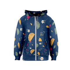 Cute Korean Pattern Kids  Zipper Hoodie