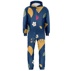 Cute Korean Pattern Hooded Jumpsuit (men)