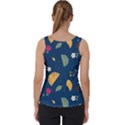 Cute Korean Pattern Velvet Tank Top View2