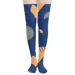 Cute Korean Pattern Thigh High Stockings