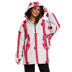 Three Pink Flowers With A Black Background Women s Ski And Snowboard Waterproof Breathable Jacket