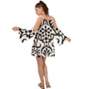 A Black And White Image Of An Ornate Design Boho Dress View2