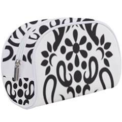 A Black And White Image Of An Ornate Design Make Up Case (large)