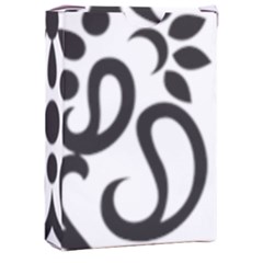 A Black And White Image Of An Ornate Design Playing Cards Single Design (rectangle) With Custom Box