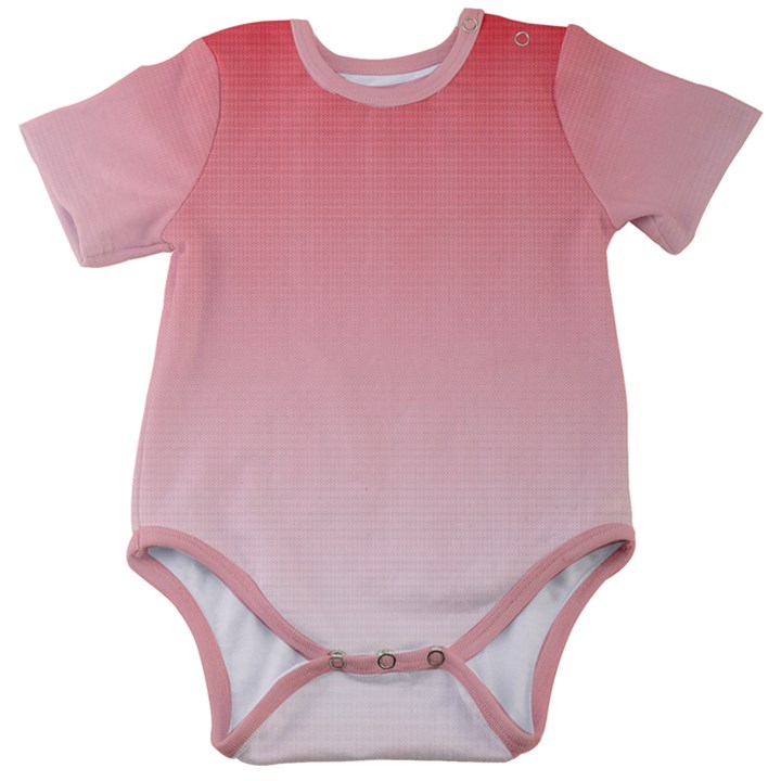 A Red And White Background With Small Squares Baby Short Sleeve Bodysuit