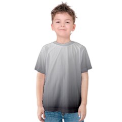 A Black And White Photo Of A Wall Kids  Cotton T-shirt