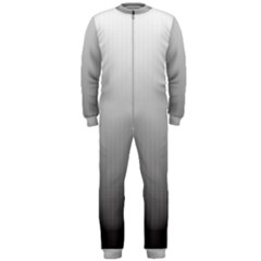 A Black And White Photo Of A Wall Onepiece Jumpsuit (men)