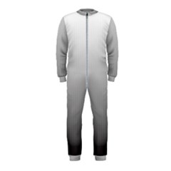 A Black And White Photo Of A Wall Onepiece Jumpsuit (kids)